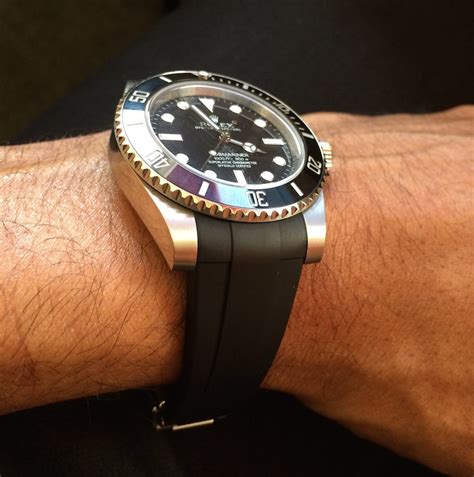 rubber b strap rolex gmt|rubber strap for Rolex submariner.